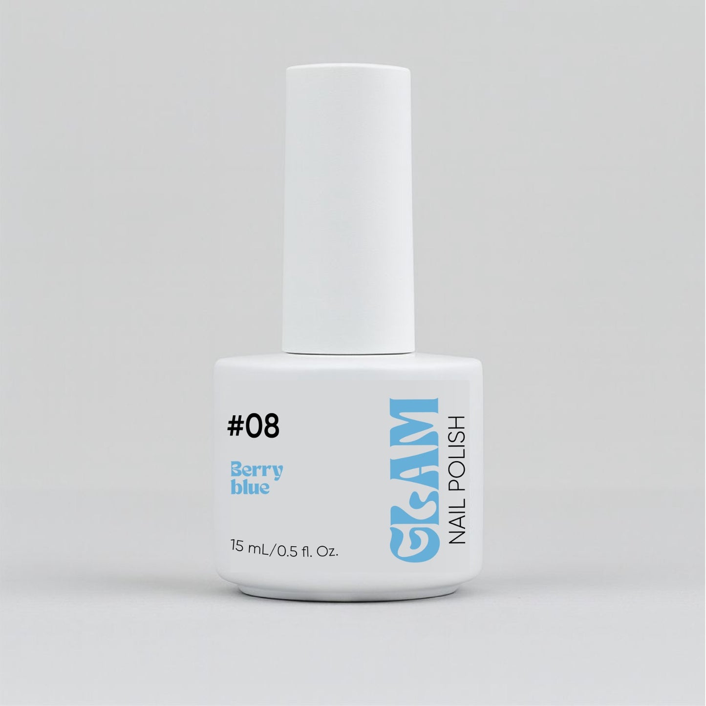 Glam Nail Polish – Berry Blue  #08 (15mL)