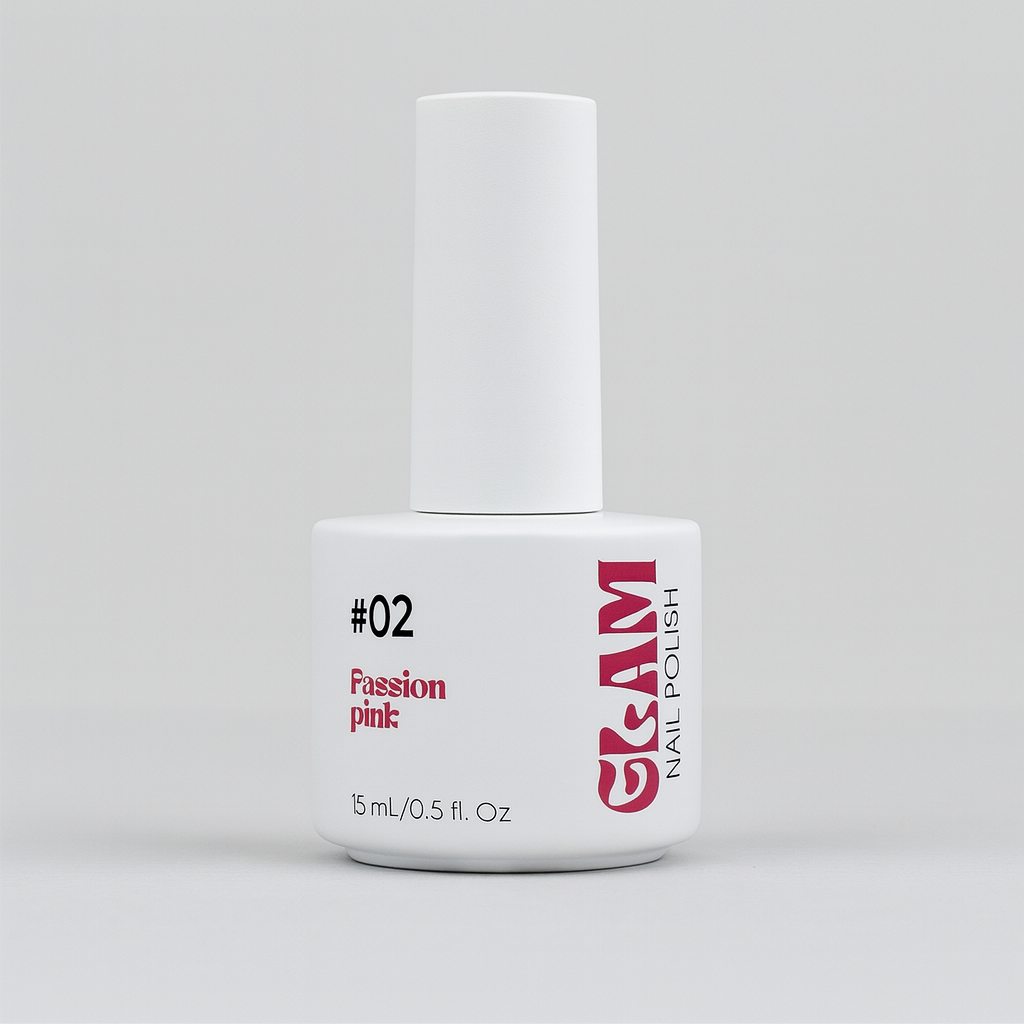 Glam Nail Polish – Passion Pink #02 (15mL)